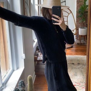 Black 360 Knit Sweater